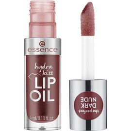 essence hydra kiss lip oil, lip gloss, no. 08, red, moisturising, nourishing, with oils, shiny, vegan, no parabens, no microplastic particles, nanoparticles free, pack of 1 (4 ml)