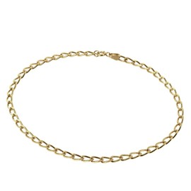 Shinjuku Gin no Kura Nagakihei Chain 925 Men's Anklet, No Stone