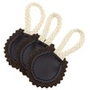 6 Sets Pu Leather Sew-On Toggles Closure with Resin Horn