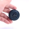 ANCLLO Car Dashboard Clock, Classic Small Round Table Onboard Quartz