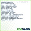 ecogard xc10622 Premium cabina Filtro de Aire, 1 Pack