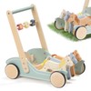 Wooden Baby Push Walker for Boys Girls Ages 1-3, Galloping