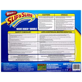Wham-O Slip 64120 N Slide Wave Rider Double With 2 Slide Boogies