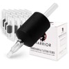 WARRIOR Tattoo Grip Tubes, Disposable Tattoo Grip with Long Tip,