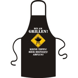 Fun Barbecue Apron "Bin At Barbecue"