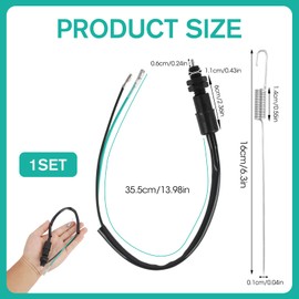 Universeller Motorrad-Rückbremslichtschalter mit Federkit, geeignet für Autos, Motorräder, Offroad-Bikes, Karts und Rennwagen, Einfache Installation und Anpassung