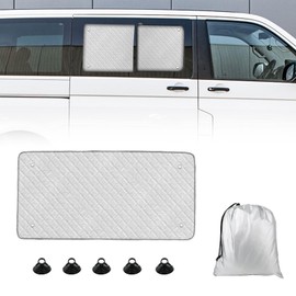 HEBERUCK Thermomatte Passend fr VW T5 T6 Seitliche Schiebetr, Sonnenschutz Auto Frontscheibe Innen Passend, Auto Sonnenblende Frontscheibenabdeckung, Seitliche Schiebetr Sonnenblende