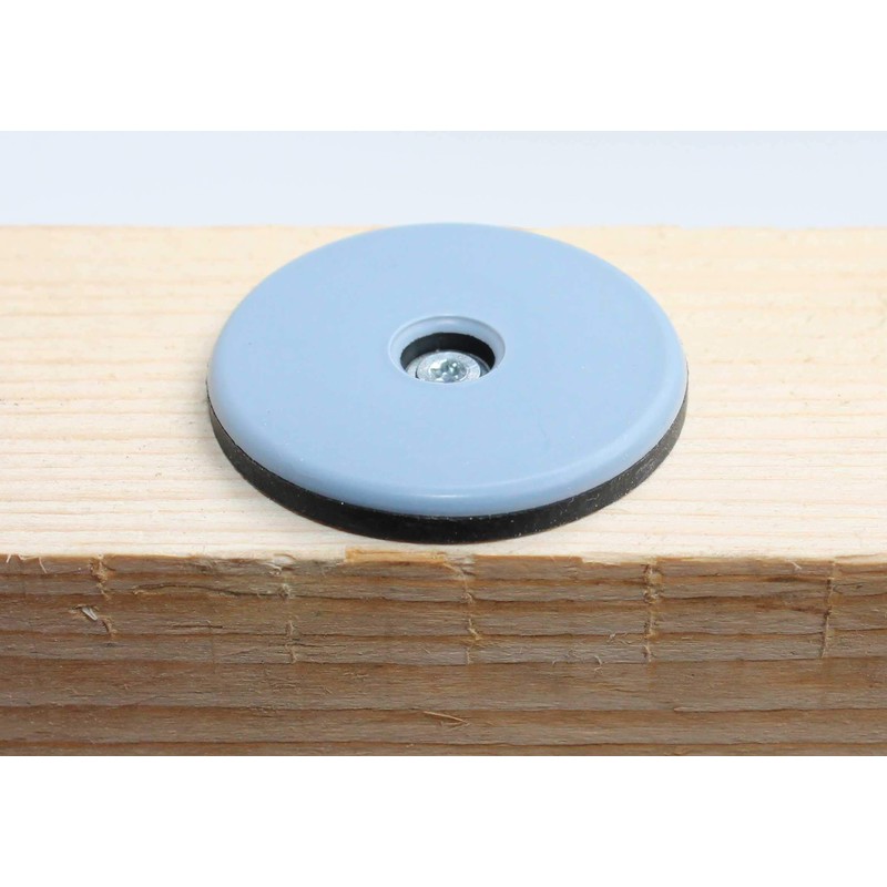 8 x Teflon Furniture Gliders/Diameter 50 mm/5 mm Thick Includes