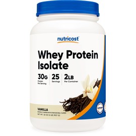 Nutricost Whey Protein Isolate Powder (Vanilla) 2LBS