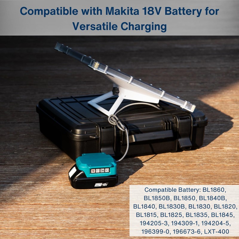 Steinwhale Battery Powered Charger for Starlink Mini Compatible with Makita