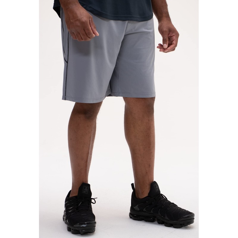 DEVOPS Paquete de 2 Shorts Deportivos de Gimnasio de Ajuste