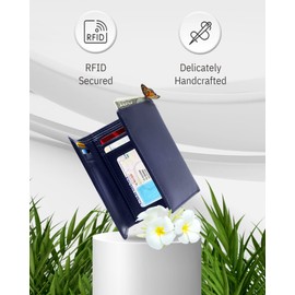 Access Denied Vegan Leather Trifold Wallets For Men - Cruelty Free Non Leather Mens Wallet With ID Window Holiday Gifts For Men