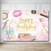 Rarcoirs Makeup Birthday Party Backdrop Pink Beauty Make Up Spa