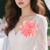 Large Rose Flower Brooches Chiffon Camellia Brooch Lapel Pins Hair