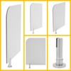 Kindergarten Urinal Partition, 23.62x31.5In Toilet Partition Divider, HPL Wall-Mounted Bathroom