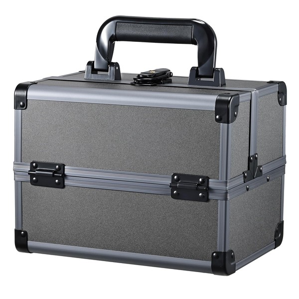 Joligrace Makeup Train Case Makeup Case Organizer Portable Cosmetic Box