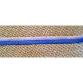 1 Yard 5/8” Beautiful Ombré Purple Lavendar Blue Fold Over Elastic Hair Ties