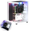Yahboom RPi 5 Case,Micro Desktop Aluminum Case with Pi5 Active