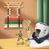 humberboat Wall Karate Belt Display Rack with Medal Hanger and