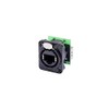 Neutrik NE8FDP-B RJ45 Build-In Connector Frame Chrome-Plated D-Housing Black