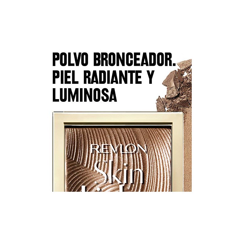 Revlon Skin Lights Prismatic Bronzer Polvo Bronceador Medium, Paquete de