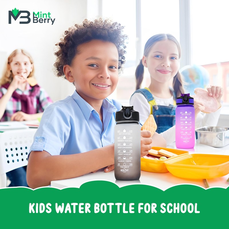 Mint Berry 20oz Kids Water Bottle 20 Oz: Perfect 20