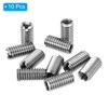 PATIKIL Insert Nuts, M4 to M6 Male Length, 0.5 inches