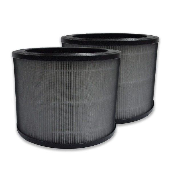 PUREBURG 2-Pack Replacement 3-IN-1 HEPA Filters Compatible with Winix PlasmaWave