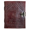 OVERDOSE Gautam Buddha Journal Notebook Handmade Leather Travel Diary Writing