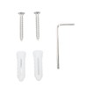 30cm Shower Caddy Wall Mount Organizer with Towel Hanger Easy