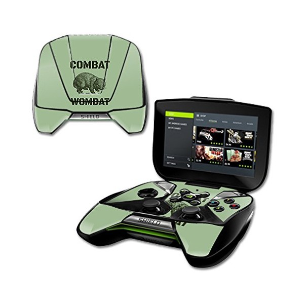 MightySkins Skin Compatible with NVIDIA Shield Portable – Combat Wombat