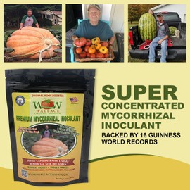 Wallace Organic Wonder Mycorrhizal Inoculant (1 lb) - Mycorrhizal Fungi - Super Concentrated - Fresh Mycorrhizae for Plants, Garden Soil, & Potting Soil - Organic Root Stimulator for Plant Growth