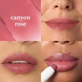 Julep, It's Balm, Canyon Rose - Bálsamo labial de color hidratante con núcleo de vitamina E, acabado brillante natural y cobertura total, vegano y lib