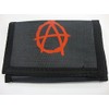 Pyinmanar Anarchy Black Unisex Compact Tri-Fold Nylon Trifold Wallet