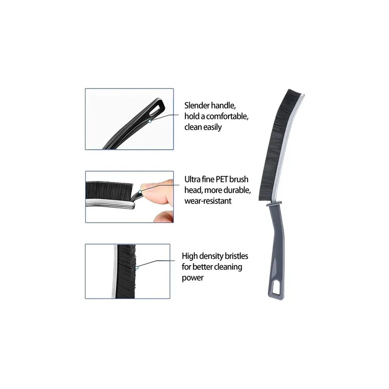 3 Pcs Cepillo De Cerdas Duras Para Limpieza De Baño