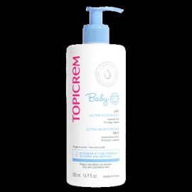 Crema Hidratante Bebé Topicrem 500ml Dosificador Piel Sensible y Seca