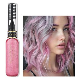 Tinte para Cabello en Crema, Lápiz de Tinte Temporal con Colores de Moda, Multiusos, Ideal para Cambios de Look Instantáneos sin Dañar el Cabello (09#)