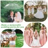 Cosblank 12 Pcs Wedding Umbrellas Bulk, 41 Inch Wedding Stick