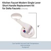 Kitchen Faucet Modern Single Lever Long Handle Replacement Kit for