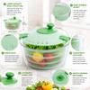 Large Capacity Salad Spinner for Washing & Drying Vegetables –