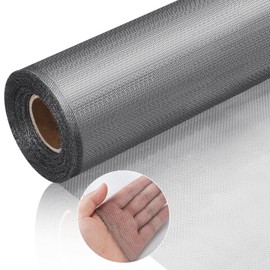 Landhoow 304 Stainless Steel Mesh Screen Wire Mesh Metal Mesh Screen Wire Mesh Screen Prevent Mouse Hornets Rodents Entering for Vent Cage Garden Window Filter (20 Mesh,15.7 Inch x 29.5 Ft)