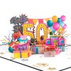 GREETING ART 50th Birthday Card, 50th Birthday Card Pop Up
