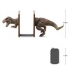 Unique Handmade Resin Dinosaur Bookends for Kids and Adults -