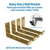 LEOPO 8 inch Shelf Bracket for DIY Floating Shelf, 1/5