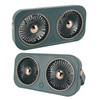 20W Solar Panel High Speed Airflow 5V Dual Exhaust Fan