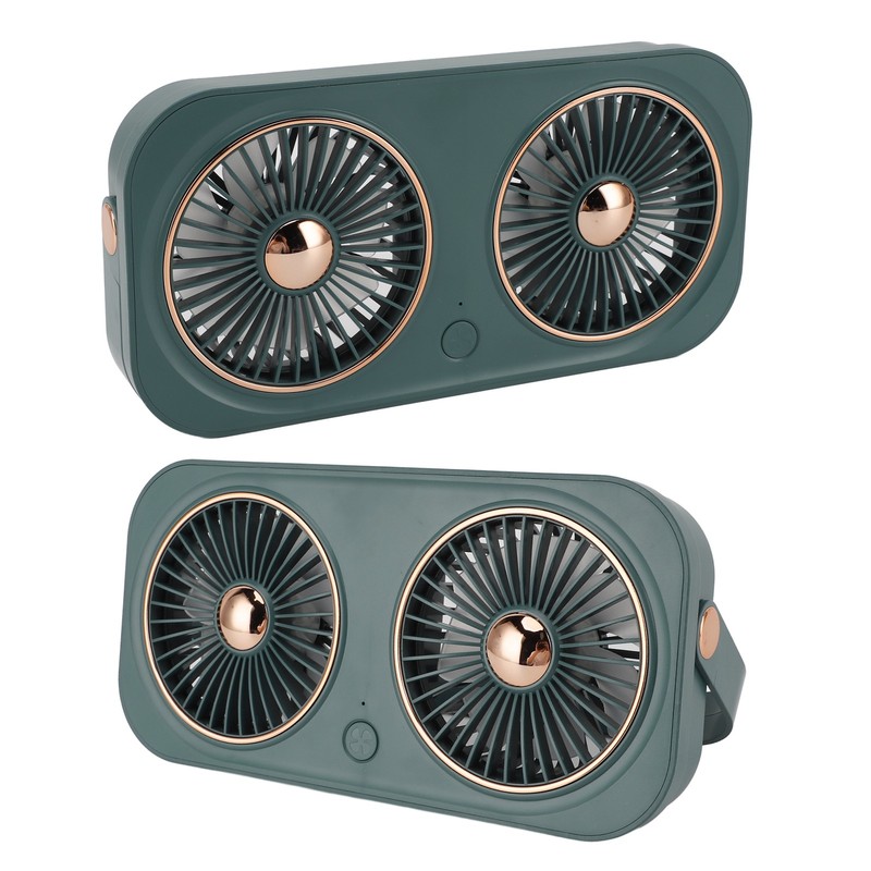 20W Solar Panel High Speed Airflow 5V Dual Exhaust Fan