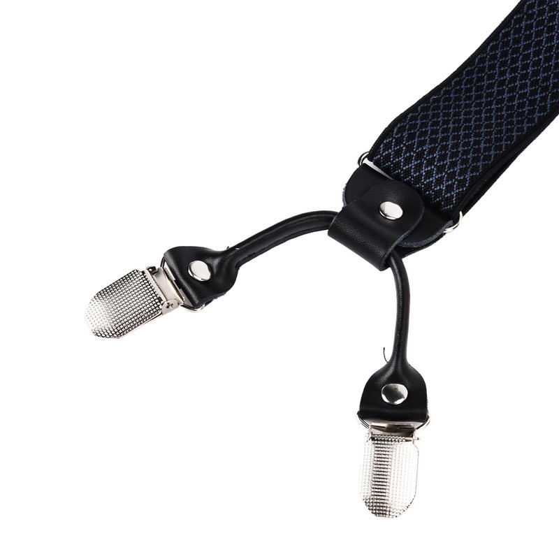 Mens Suspenders Strong Fixability Adjustable Beautiful Practical Fashionable Metal Clip