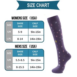 GEYIWSSXY 6 Pairs Compression Socks for Men Women Colourful Support Socks for Sports Running Travel Cycling, Multi-coloured 03
