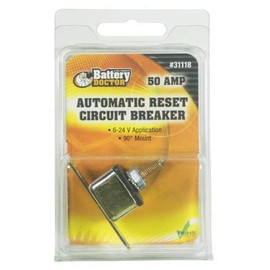 Wirthco 31118 Auto Reset Circuit Breaker W/bracket (Battery Doctor)