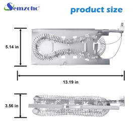 3387747 Dryer Heating Element and 280148 Thermal Cut-Off Kit (8557403 High Limit Thermostat and 8318314 Thermal Fuse) Fit for whirlpool Dryers YWED8500DC4, YWED8500DW4, YWED85HEFC1